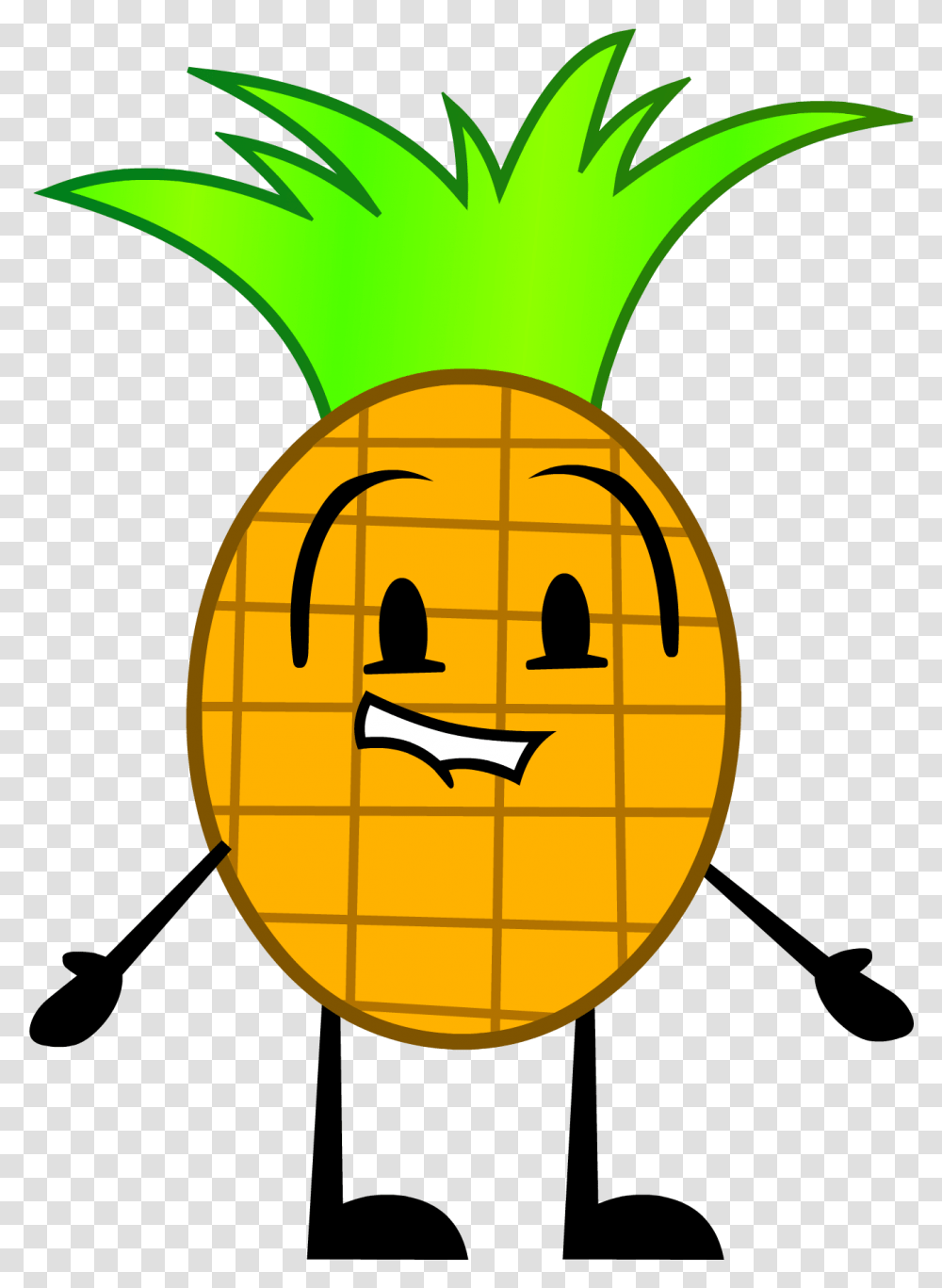 Cartoon Pineapple Cartoon Pineapple Head, Light, Number Transparent Png
