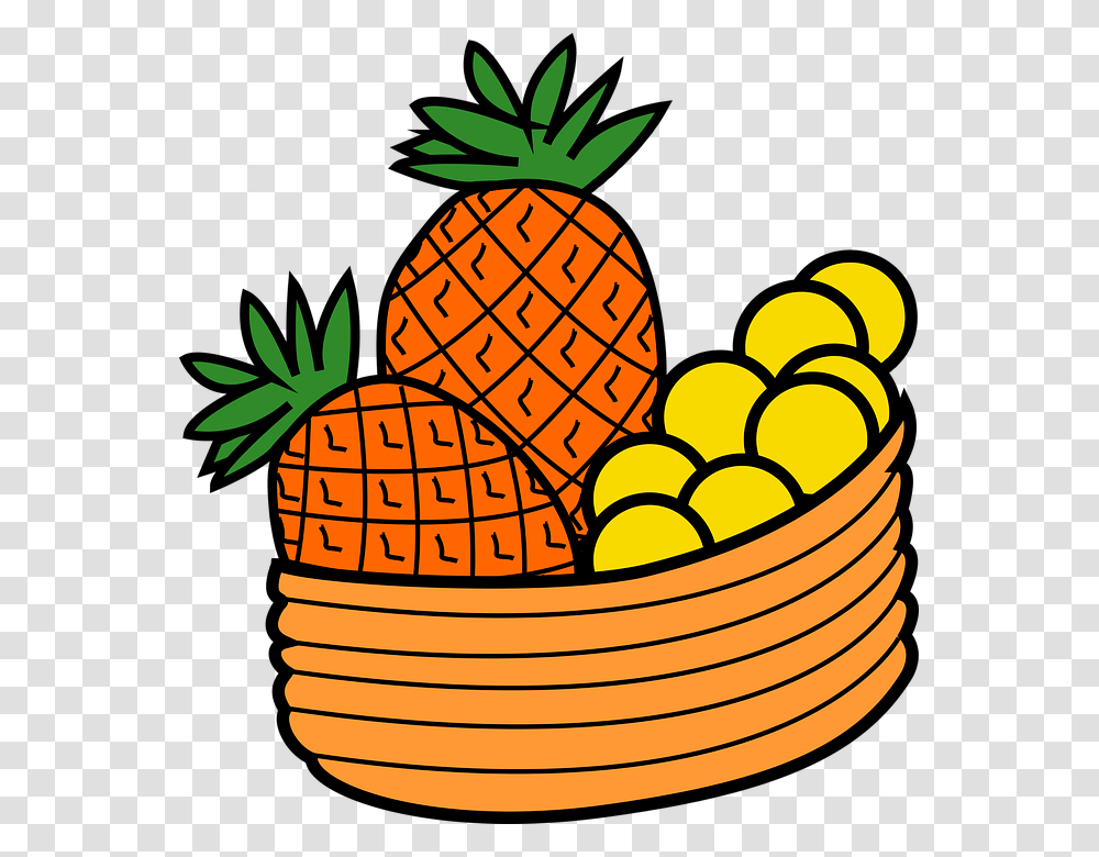 Cartoon Pineapple Cliparts 11 Cartoon Fruit Basket, Plant, Food, Dynamite, Bomb Transparent Png
