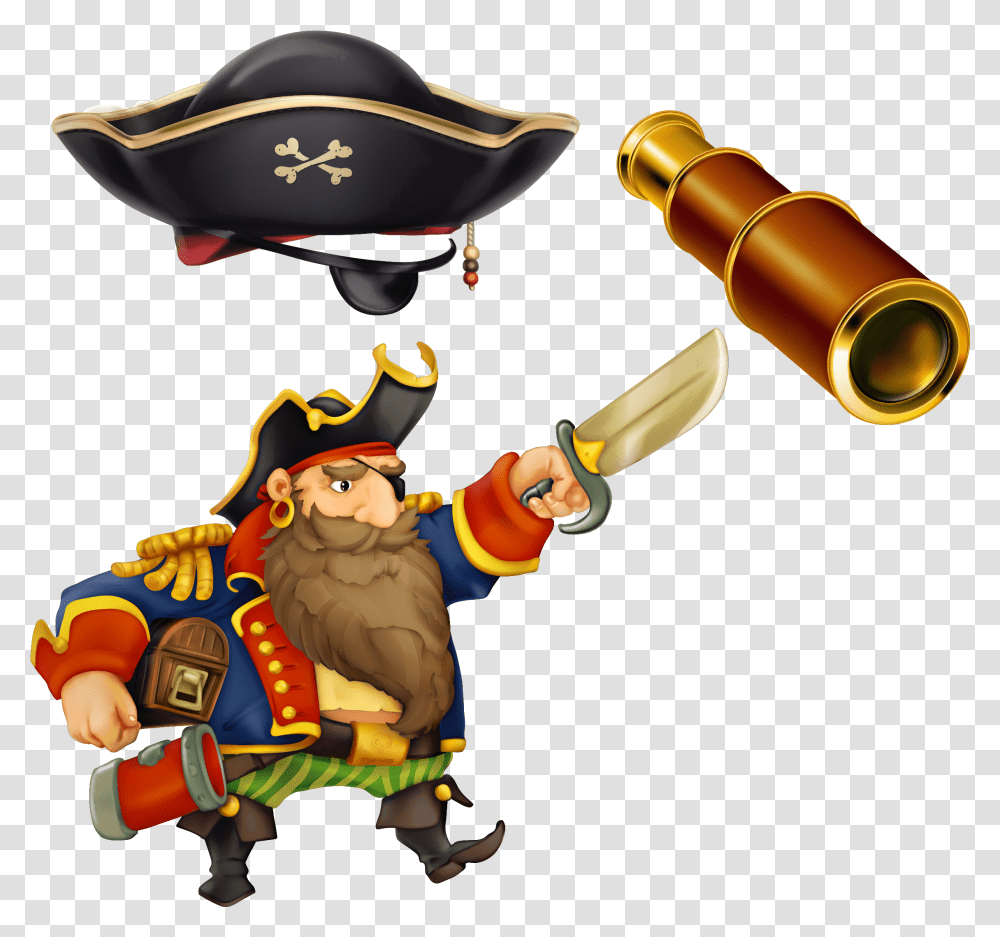 Cartoon Piracy Pirates Of The Caribbean Illustration Illustration Person Human Transparent Png