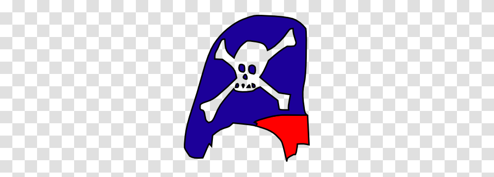 Cartoon Pirate Hat Skull Bones Clip Art Transparent Png