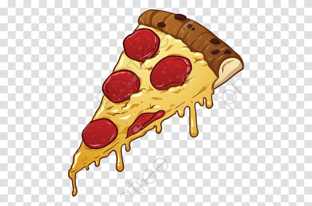 Cartoon Pizza Clipart Clip Art Slice Of Pizza, Food, Bread, Cake, Dessert Transparent Png