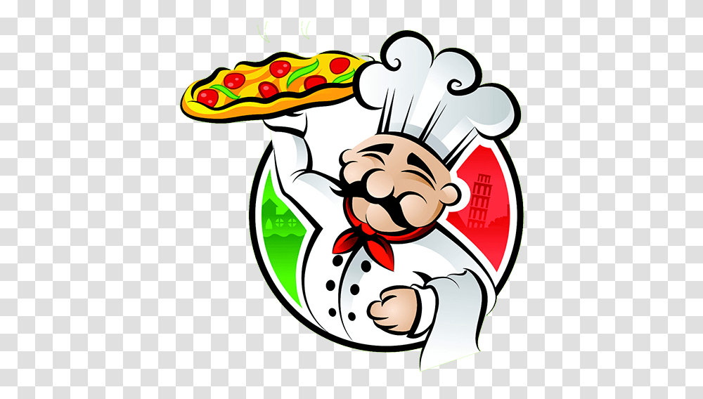 Cartoon Pizza Man Image Group, Chef Transparent Png