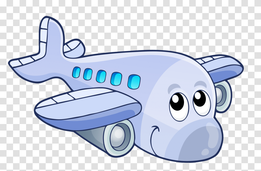 Cartoon Plane Cartoon, Aircraft, Vehicle, Transportation, Airliner Transparent Png