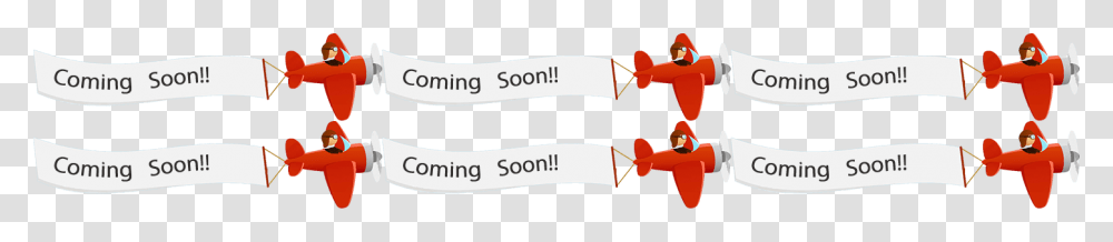 Cartoon Plane With Banner, Number, Label Transparent Png