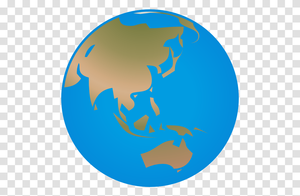 Cartoon Planet Earth With Australia Globe Asia, Outer Space, Astronomy, Universe, Balloon Transparent Png