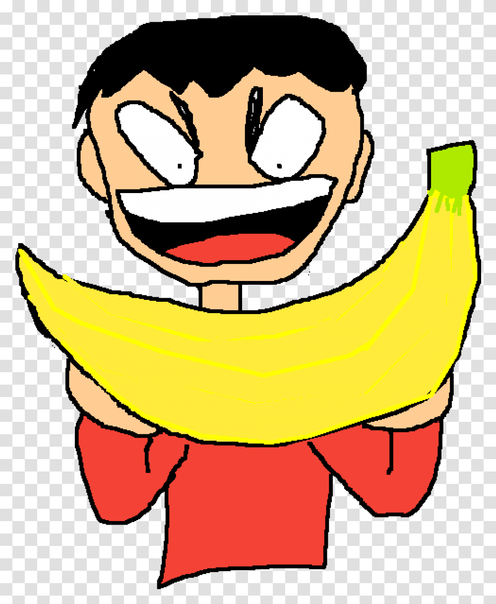 Cartoon, Plant, Fruit, Food, Banana Transparent Png