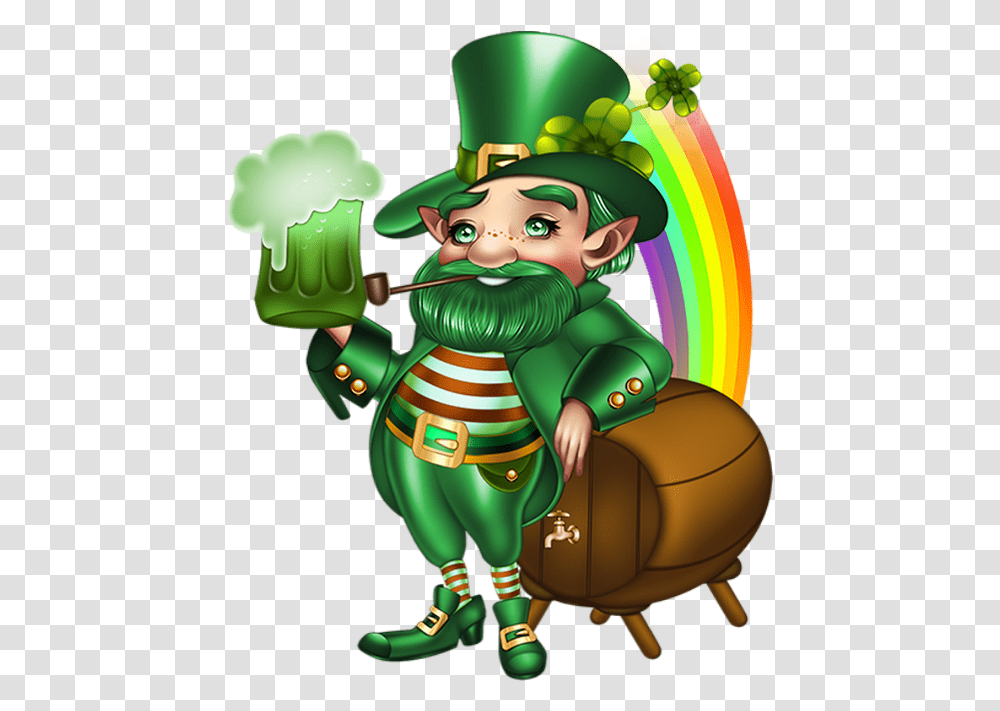 Cartoon Plant Tree For St Patricks Day Leprechaun March Clipart, Toy, Elf, Costume, Face Transparent Png