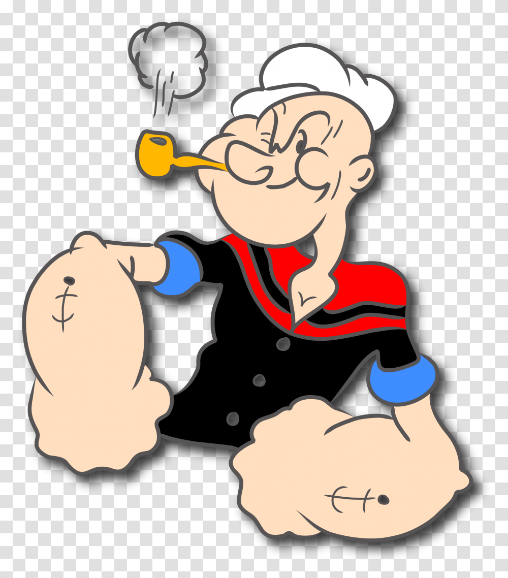 Cartoon Popeye, Chef Transparent Png