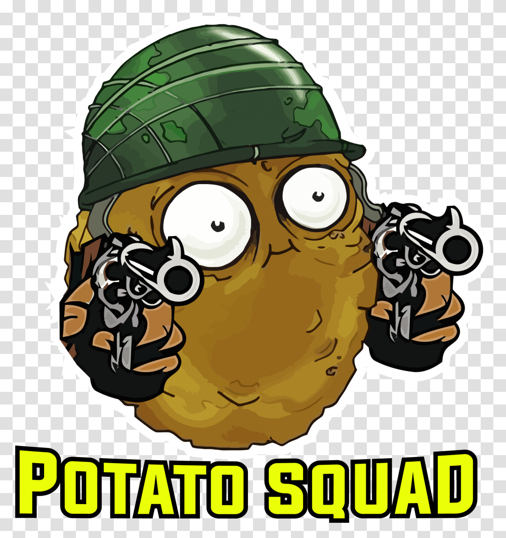 Cartoon Potato, Helmet, Apparel, Plant Transparent Png