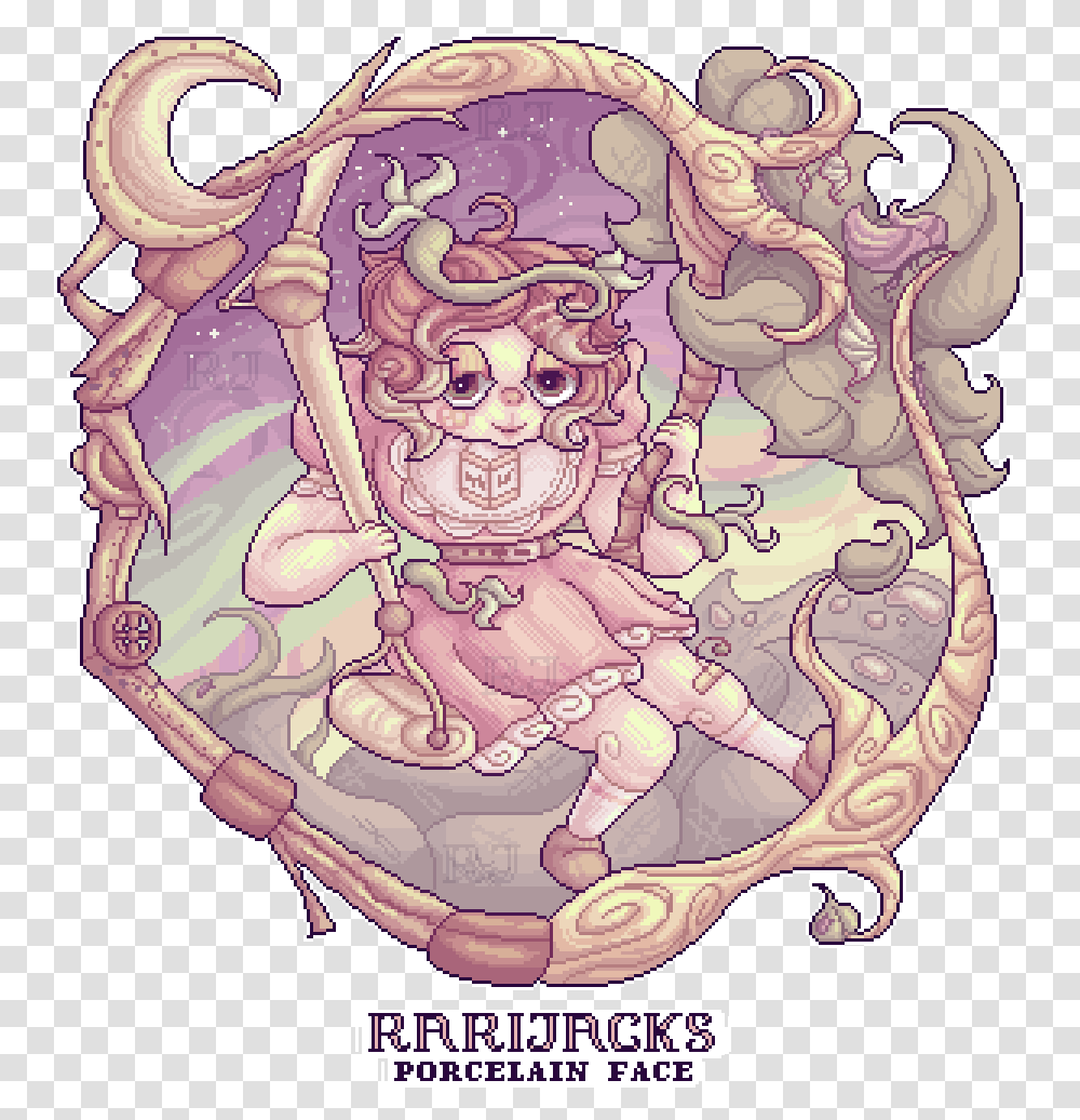 Cartoon, Pottery, Porcelain, Jar Transparent Png