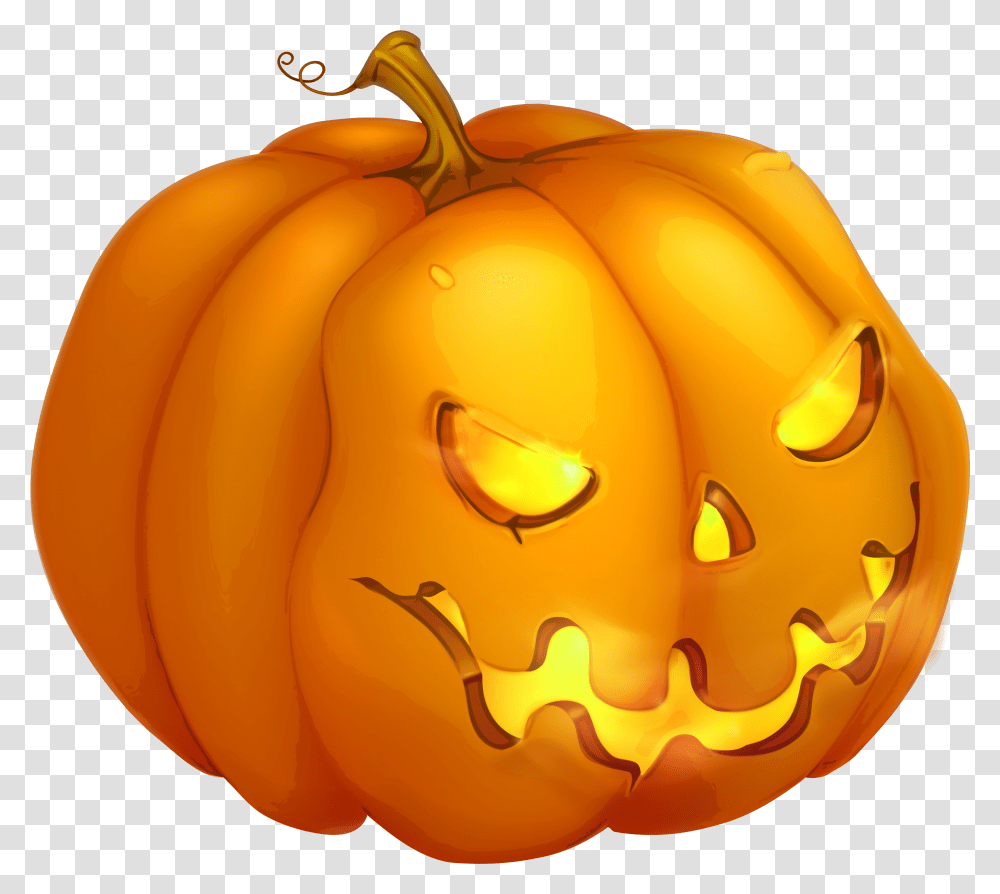 Cartoon Pumpkin Halloween Pumpkin Transparent Png