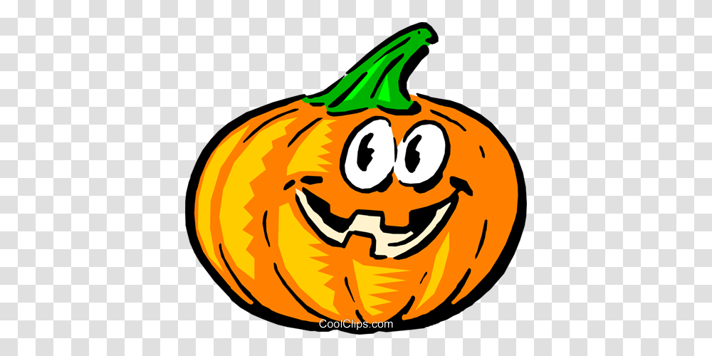 Cartoon Pumpkin Royalty Free Vector Clip Art Illustration Cartoon Halloween Pumpkin, Plant, Vegetable, Food Transparent Png
