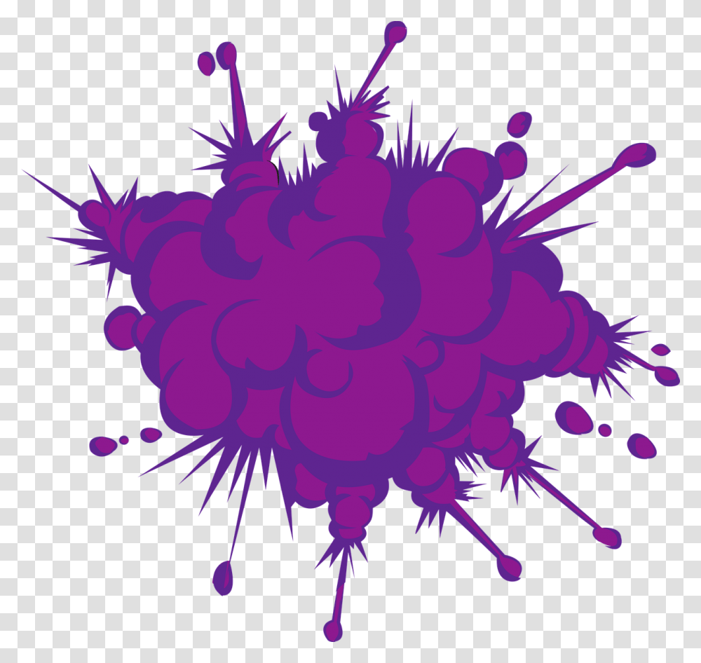 Cartoon Purple Explosion Evil Nun Ice Scream, Pattern, Ornament, Fractal Transparent Png