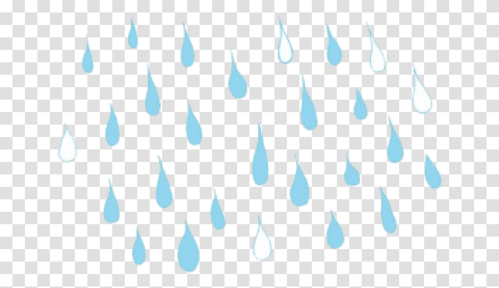 Cartoon Rain Drops, Tree, Plant, Paper, Confetti Transparent Png