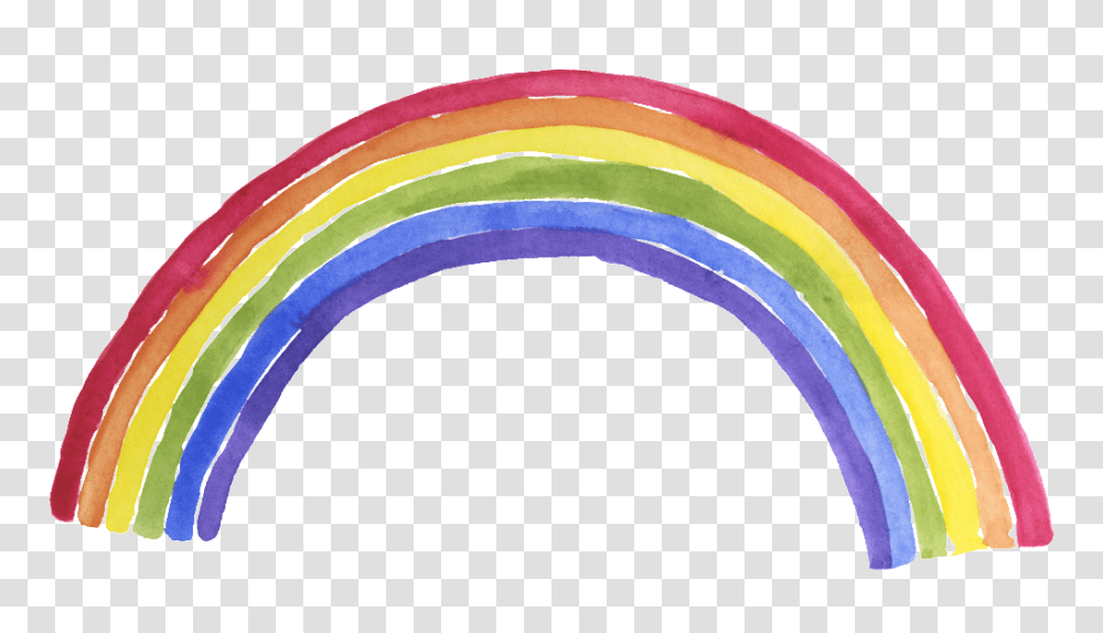 Cartoon Rainbow Decorative Free Download, Apparel, Frisbee, Toy Transparent Png