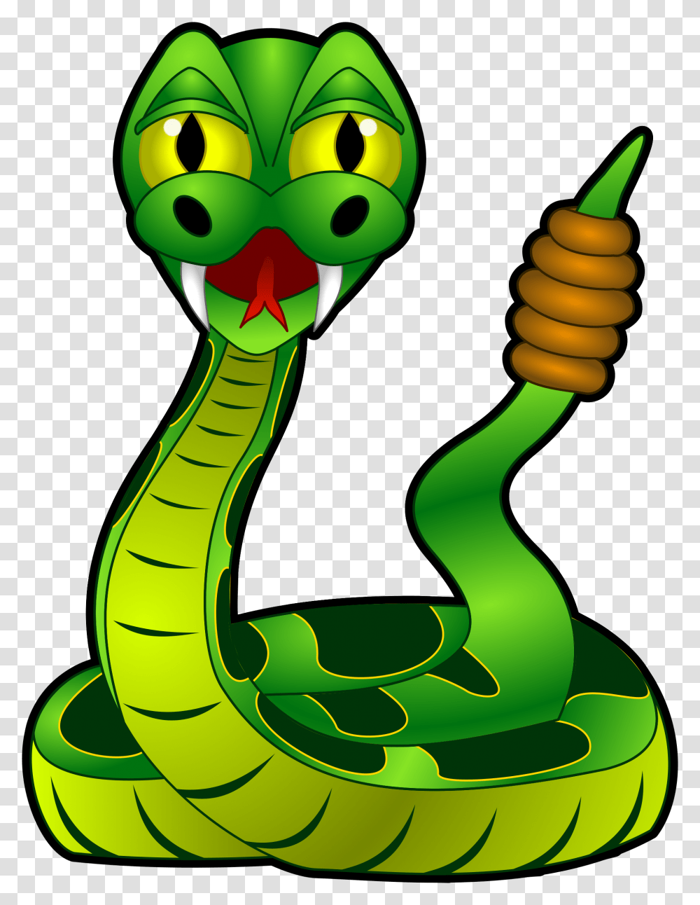 Cartoon Rattlesnake Icons, Reptile, Animal, Green Snake, Cobra Transparent Png