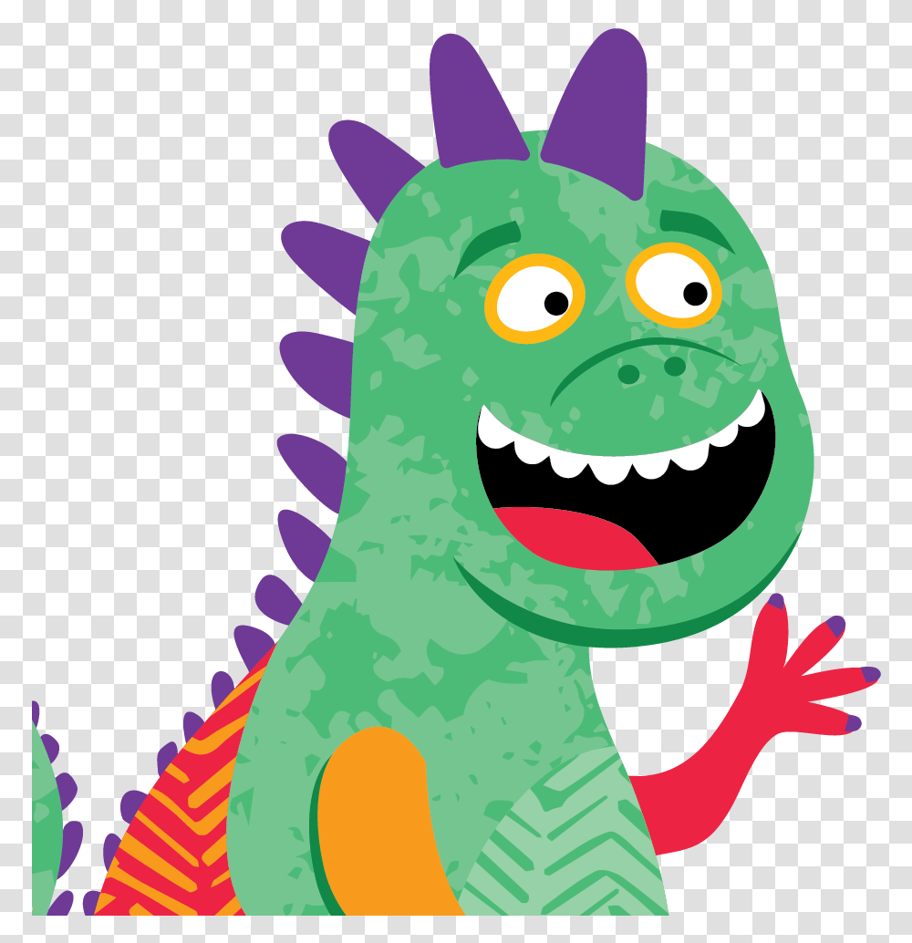 Cartoon, Reptile, Animal, Dinosaur, T-Rex Transparent Png