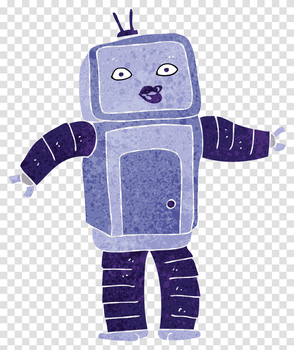 Cartoon, Robot, Cross, Toy Transparent Png