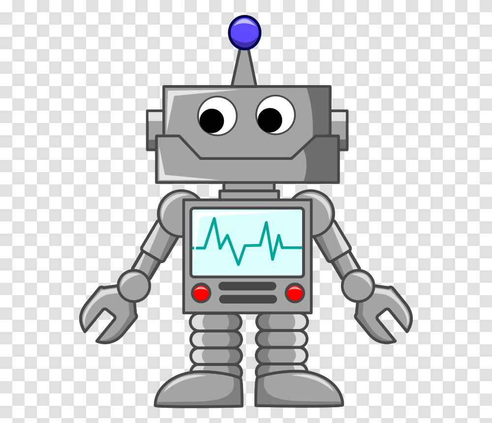 Cartoon Robot, Technology Transparent Png