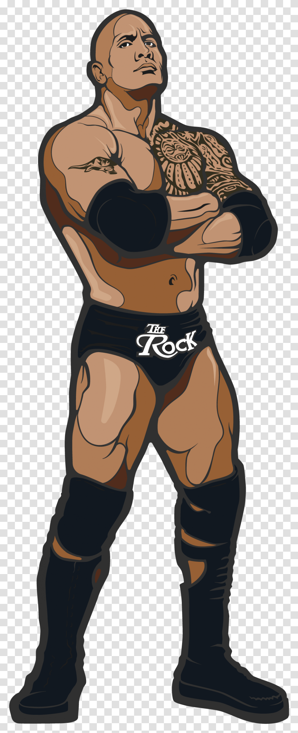 Cartoon Rock Dwayne The Rock Johnson Cartoon, Costume, Person, Sport Transparent Png