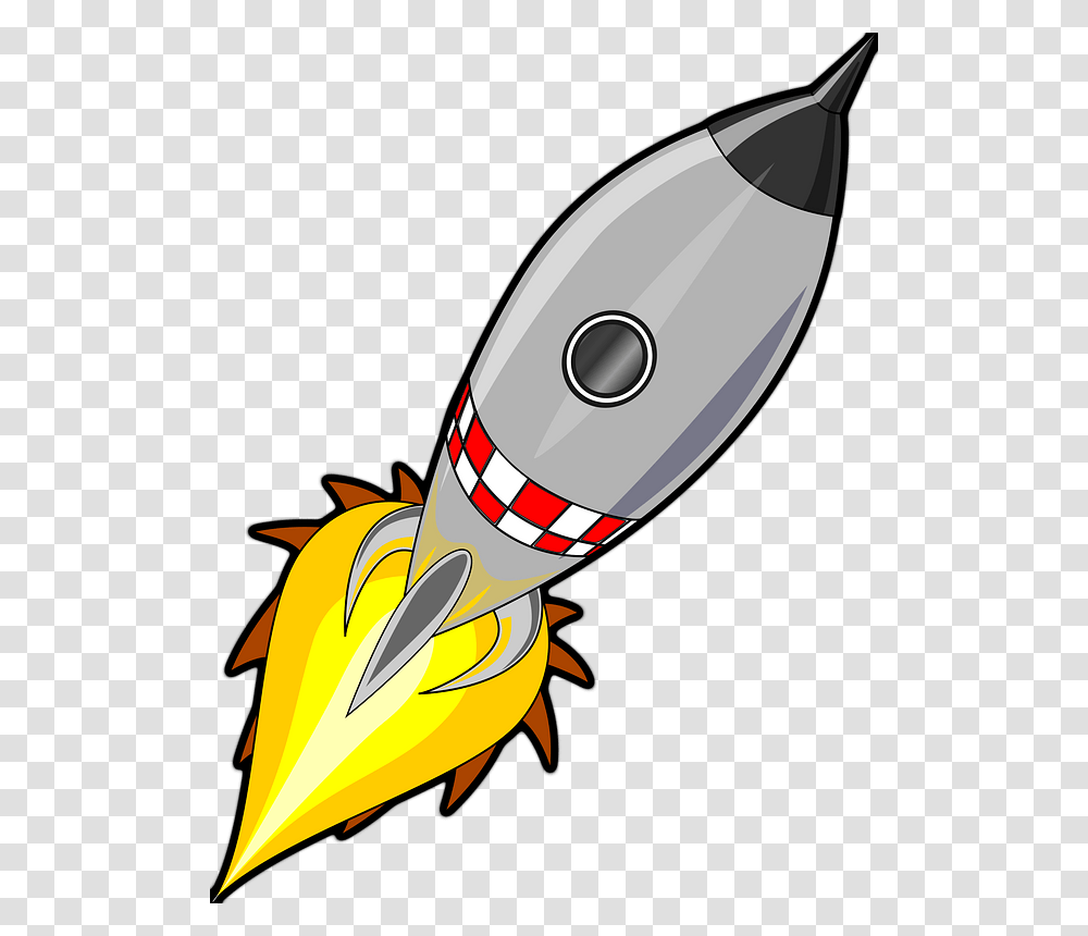 Cartoon Rocket Clipart Animated Clipart Rocket, Weapon, Weaponry, Torpedo, Bomb Transparent Png