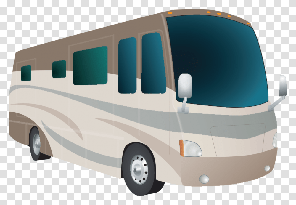Cartoon Rv, Van, Vehicle, Transportation, Caravan Transparent Png