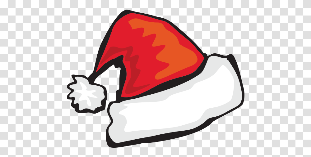 Cartoon Santa Claus Hat Christmas Clipart Christmas Hat Vector, Food, Weapon Transparent Png