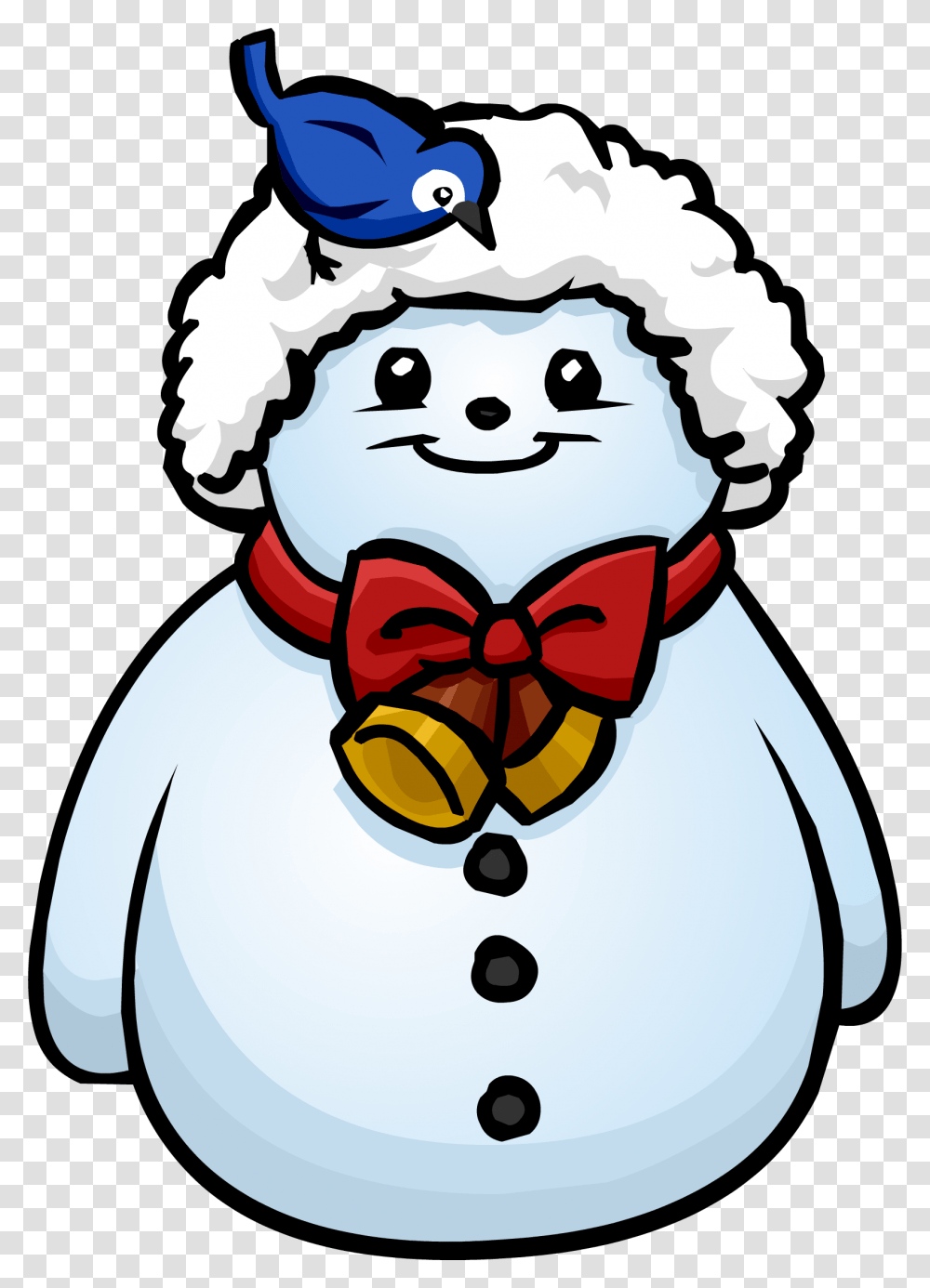 Cartoon Santa Hat Club Penguin Christmas, Snowman, Winter, Outdoors, Nature Transparent Png