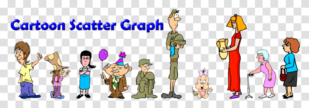 Cartoon Scatter Graph Scatter Plot Cartoon, Person, Book, People Transparent Png