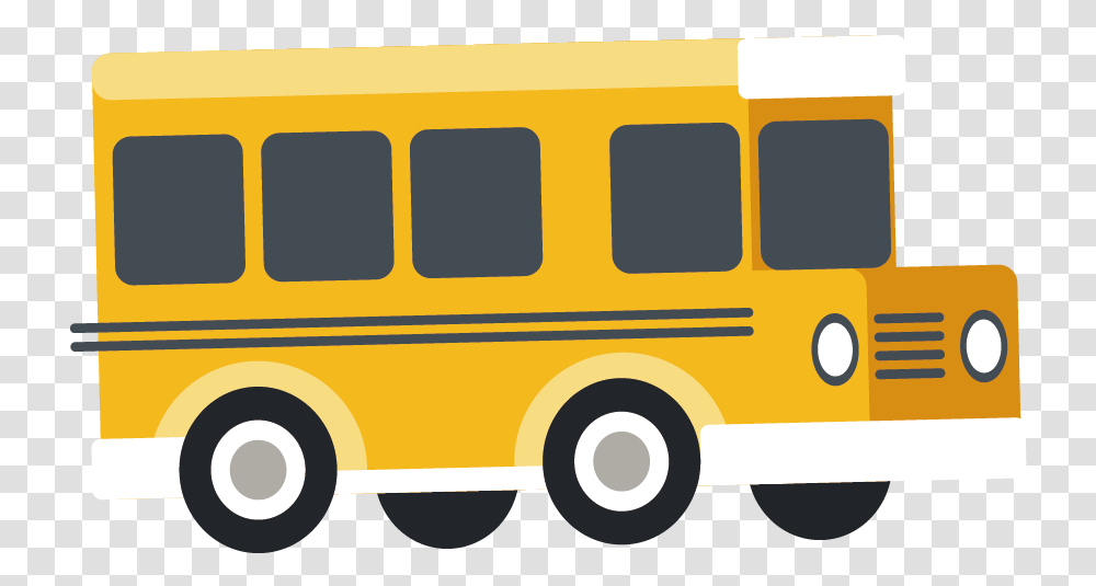 Cartoon School Bus Cartoon School Bus, Vehicle, Transportation Transparent Png