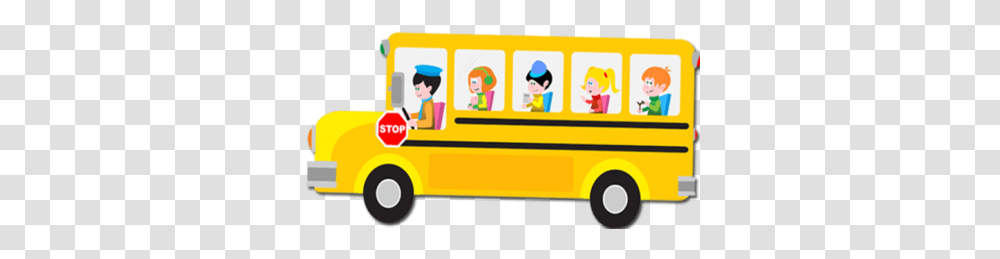 Cartoon School Bus Clipart Free Clipart, Vehicle, Transportation, Person, Human Transparent Png