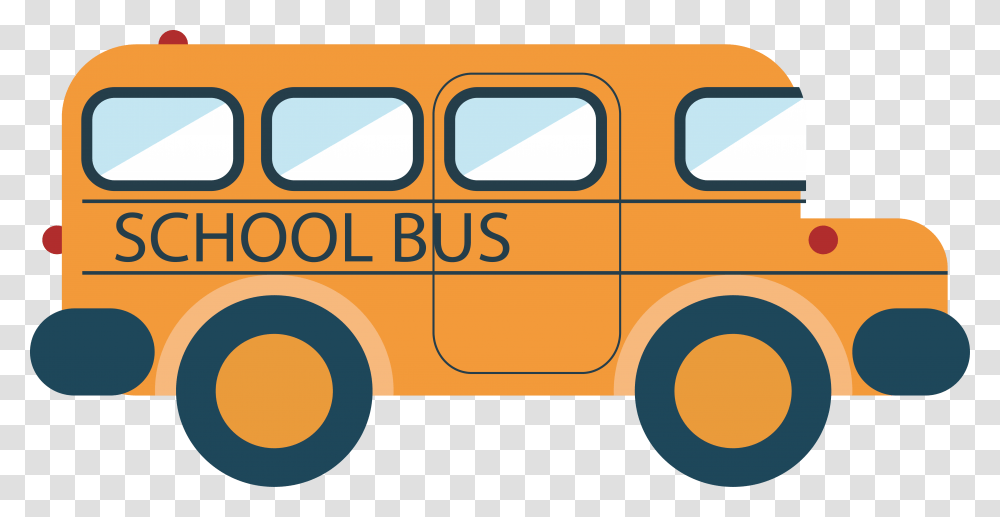 Cartoon School Bus, Transportation, Vehicle, Van, Fire Truck Transparent Png
