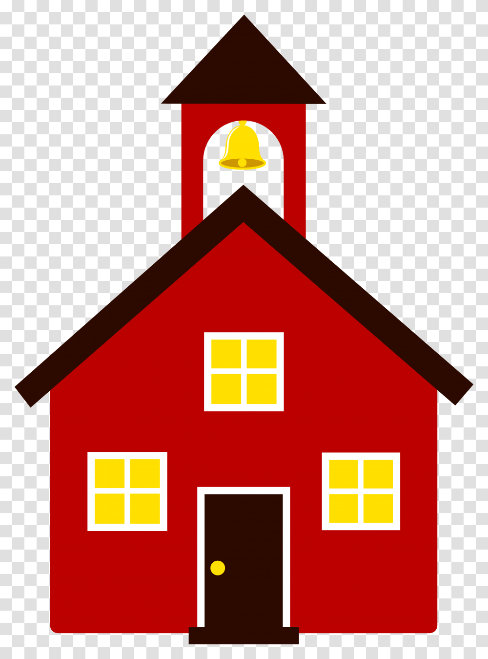 Cartoon School Cliparts, Building, Housing, First Aid, House Transparent Png