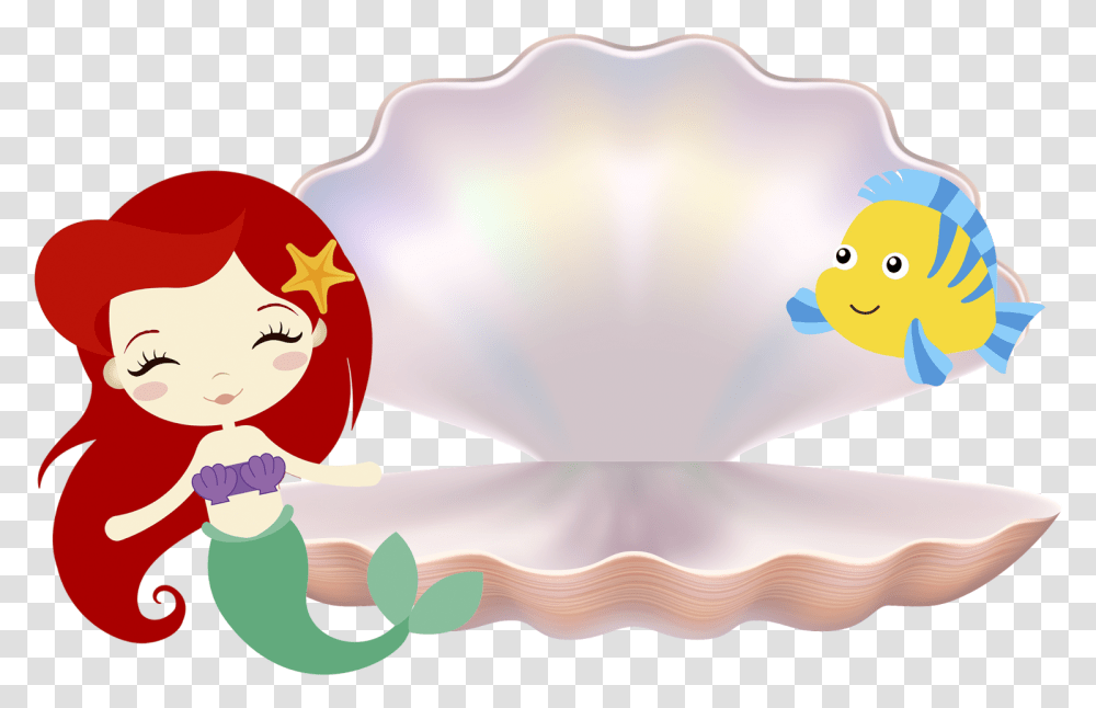 Cartoon, Sea Life, Animal, Clam, Seashell Transparent Png