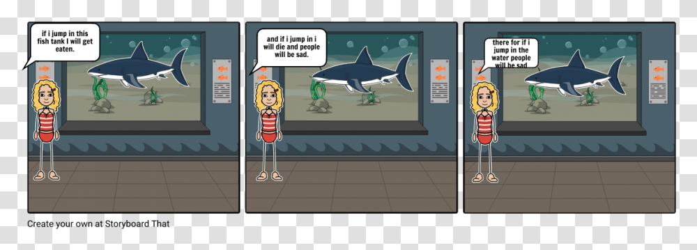 Cartoon, Sea Life, Animal, Shark, Fish Transparent Png