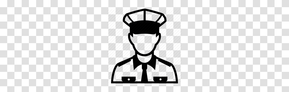 Cartoon Security Guard Clipart, Emblem, Logo, Trademark Transparent Png