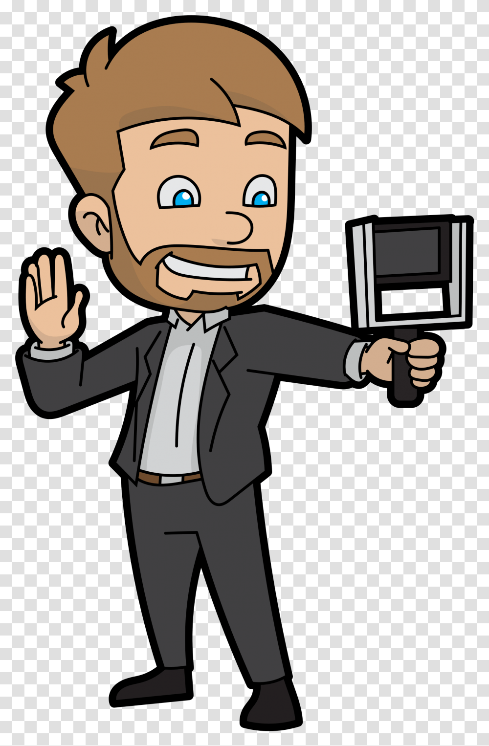 Cartoon Selfie Clipart Download, Performer, Person, Human, Magician Transparent Png