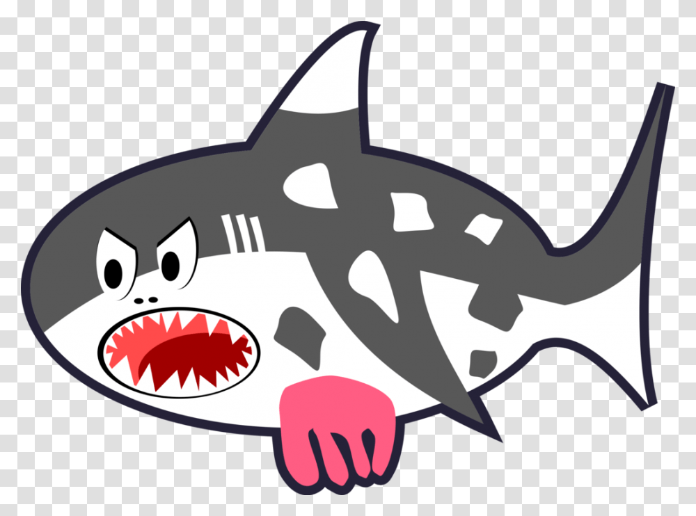 Cartoon Shark Cow Shark Clipart, Sea Life, Fish, Animal, Great White Shark Transparent Png