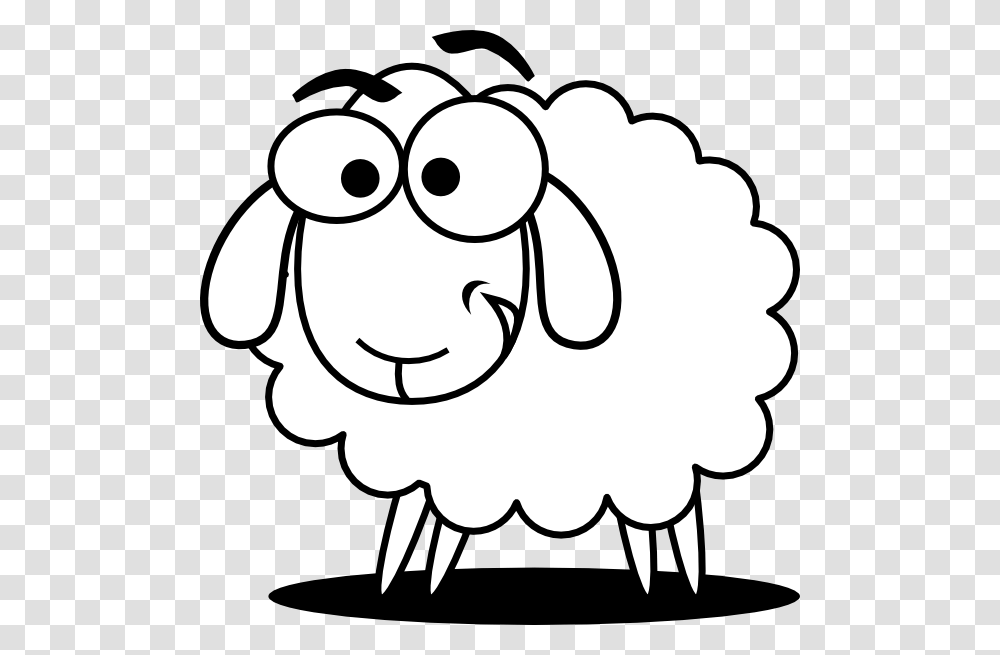 Cartoon Sheep Cliparts, Stencil Transparent Png