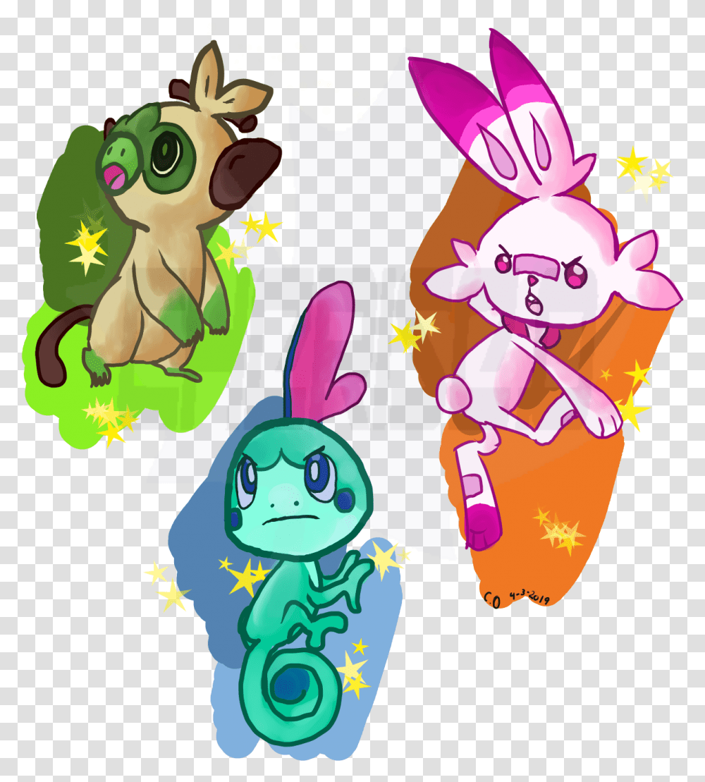 Cartoon Shiny Pokemon Sword And Shield, Collage, Poster, Advertisement Transparent Png