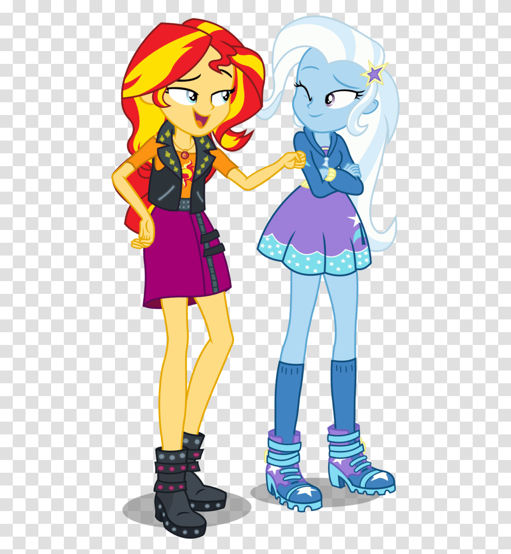 Cartoon Shoes Trixie Mlp Equestria Girls, Person, Female, People Transparent Png