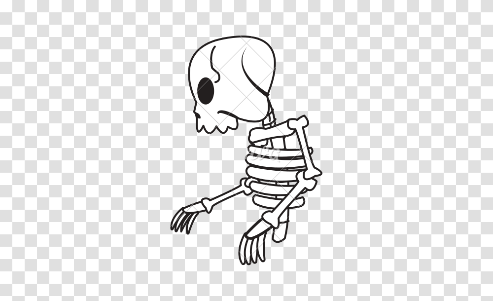 Cartoon Skeleton Images Group With Items, Head Transparent Png