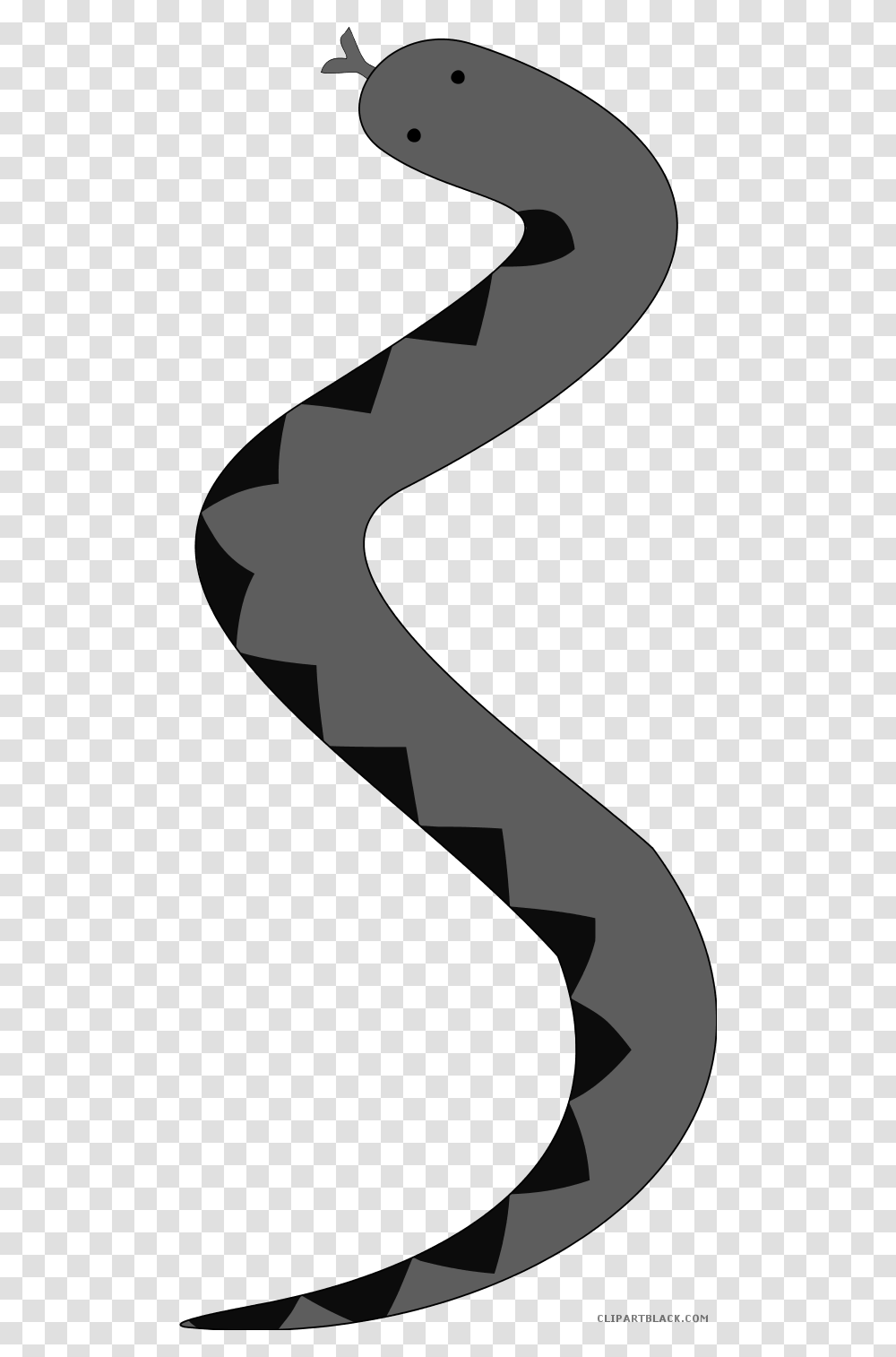 Cartoon Snake Animal Free Black White Clipart Images Snake And Ladders, Tie, Accessories, Accessory Transparent Png