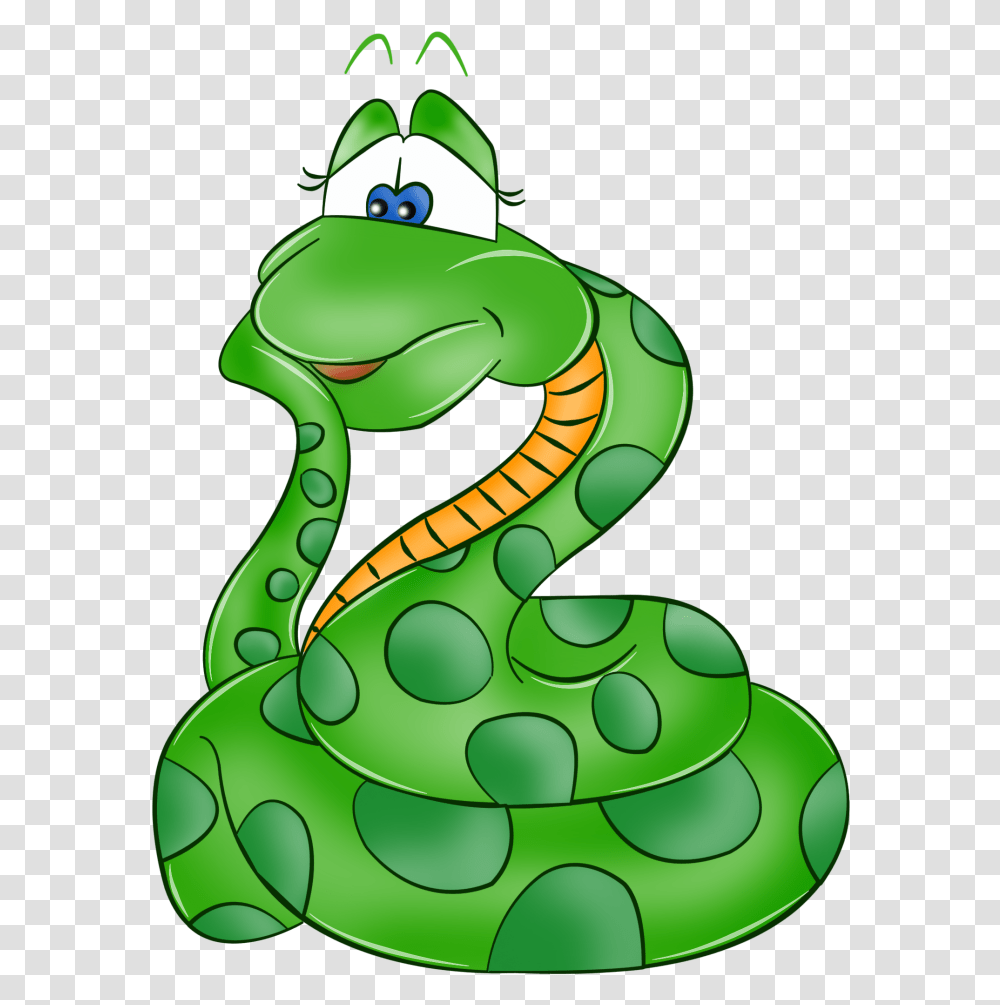 Cartoon Snakes Clip Art, Reptile, Animal, Green Snake, Snowman Transparent Png