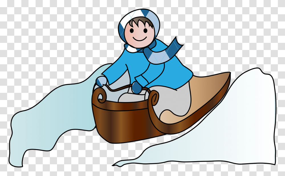 Cartoon Snow Clipart Sledge, Furniture Transparent Png