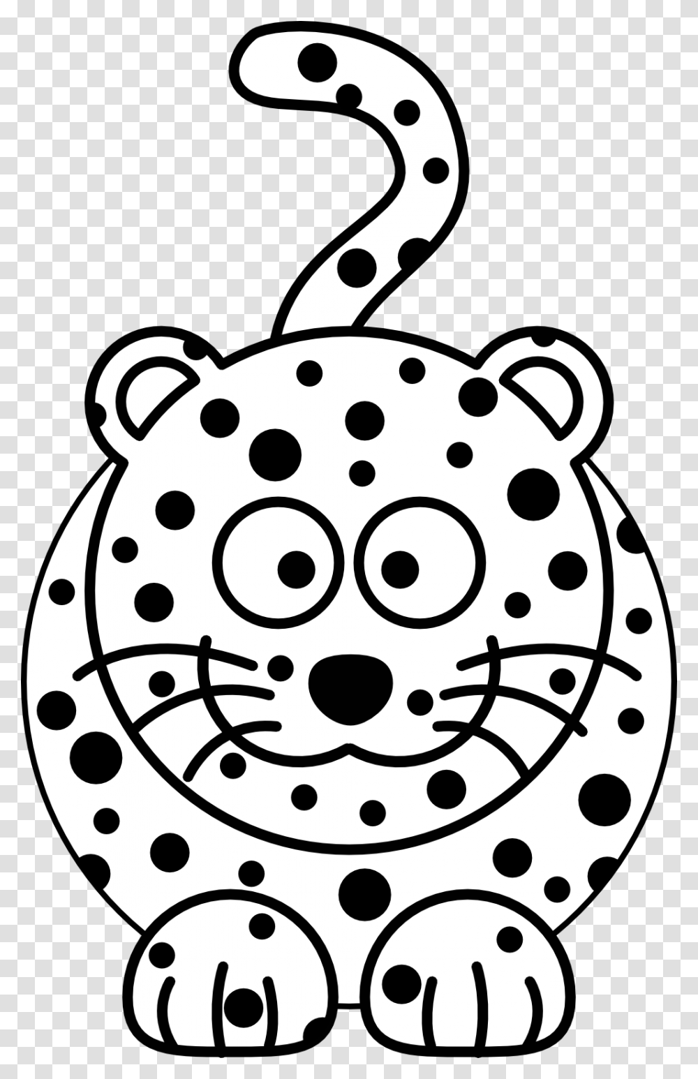 Cartoon Snow Leopard Coloring Page, Pattern, Stencil, Snowman, Winter Transparent Png