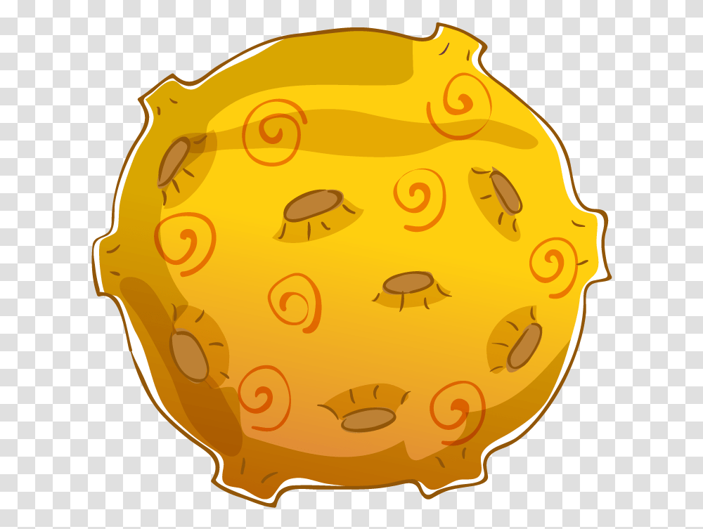 Cartoon Spacecraft Cosmos Outer Space Yellow Planet, Food, Meal, Dish, Face Transparent Png