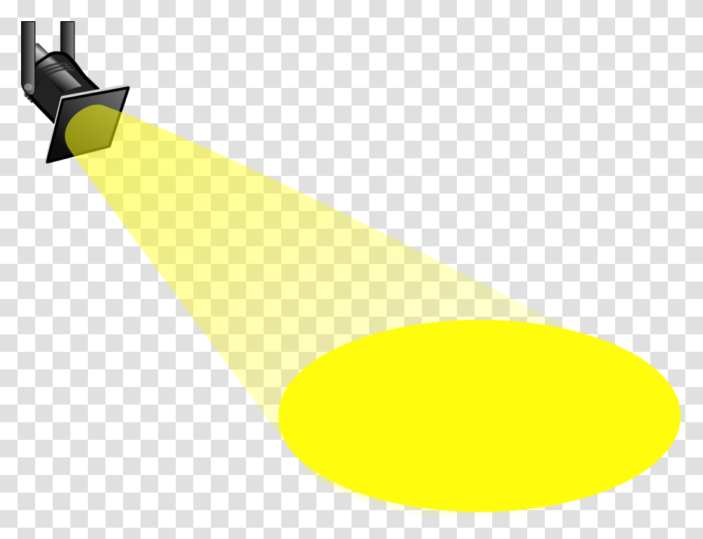 Cartoon Spotlight Clipart Image Spotlight Cartoon, Lighting, LED, Banana, Fruit Transparent Png