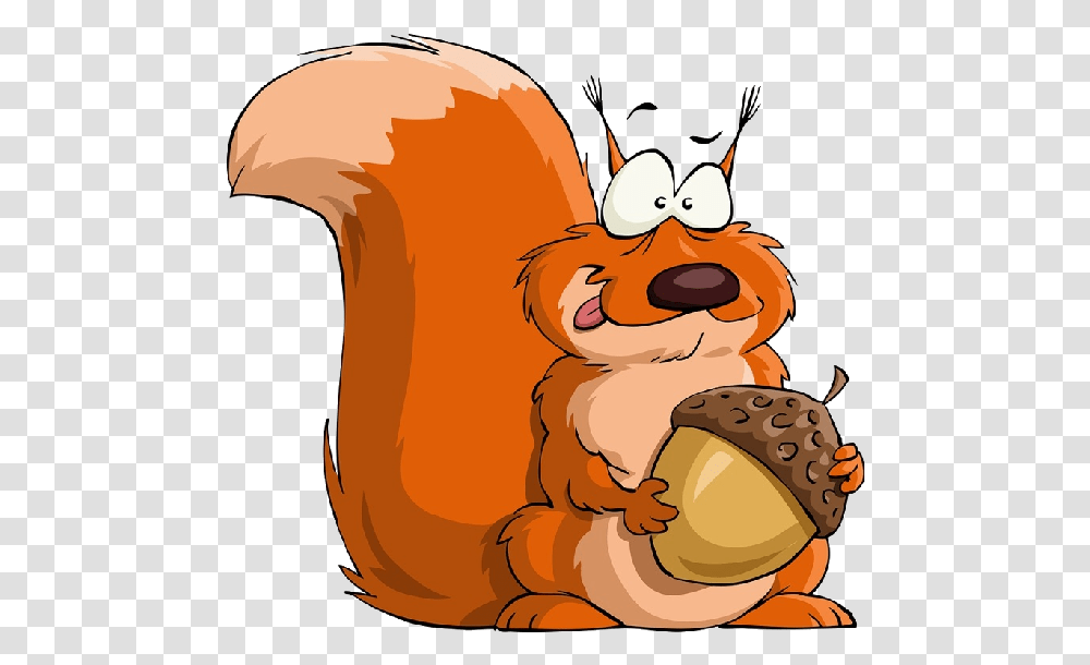 Cartoon Squirrel Clipart Squirrels Gathering Nuts Meme, Plant, Seed, Grain, Produce Transparent Png