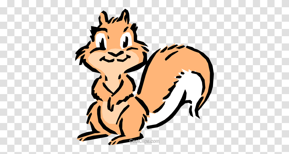 Cartoon Squirrel Royalty Free Vector Clip Art Illustration, Animal, Mammal, Wildlife, Beaver Transparent Png